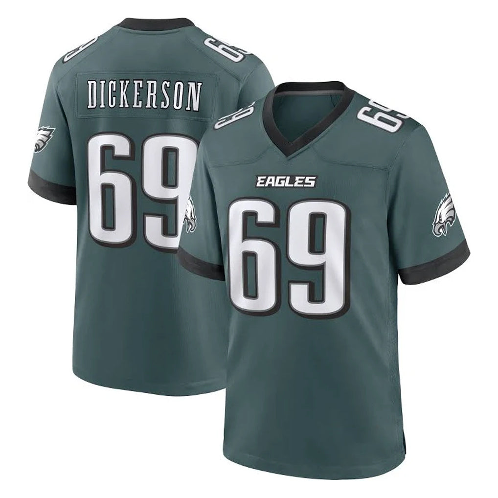 P.Eagles #69 Landon Dickerson Player Green Home Game Qdoa Stitched Jerseys