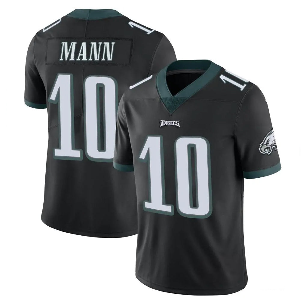 P.Eagles #10 Braden Mann Player Black Limited Vapor Untouchable Home Game Qdoa Stitched Jerseys