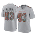 C.Bengals #93 Jonathan Allen Player Gray Atmosphere Fashion Game Qdoa Stitched Jerseys