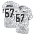 S.Seahawks #67 Charles Cross Player Arctic Camo Limited Salute To Service Home Game Qdoa Stitched Jerseys