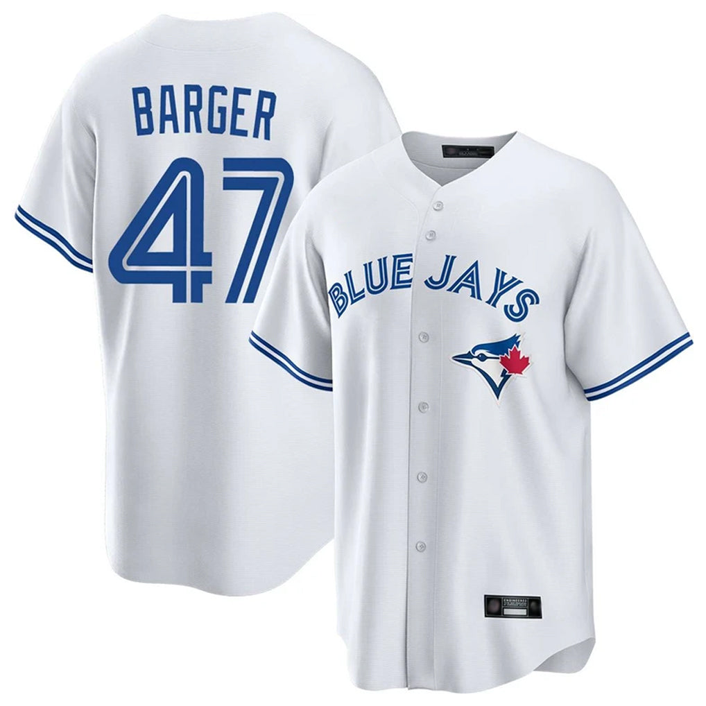 T.Blue Jays #47 Addison Barger Player White Home Qdoa Stitched Jerseys