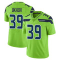 S.Seahawks #39 Ty Okada Player Green Limited Color Rush Home Game Qdoa Stitched Jerseys