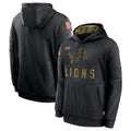 D.Lions ## Lions Blank Player Black Salute to Service Hoodies Limited Game Qdoa Stitched Jerseys