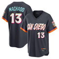 S.Diego Padres #13 Manny Machado Player Obsidian 2026 City Connect Home Game T-shirt Qdoa Stitched Jerseys
