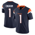 D.Broncos #1 Evan Engram Player Navy Limited Vapor F.U.S.E. Home Game Qdoa Stitched Jerseys