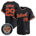 D.Tigers #29 Tarik Skubal Player Black Limited Home Qdoa Stitched Jerseys
