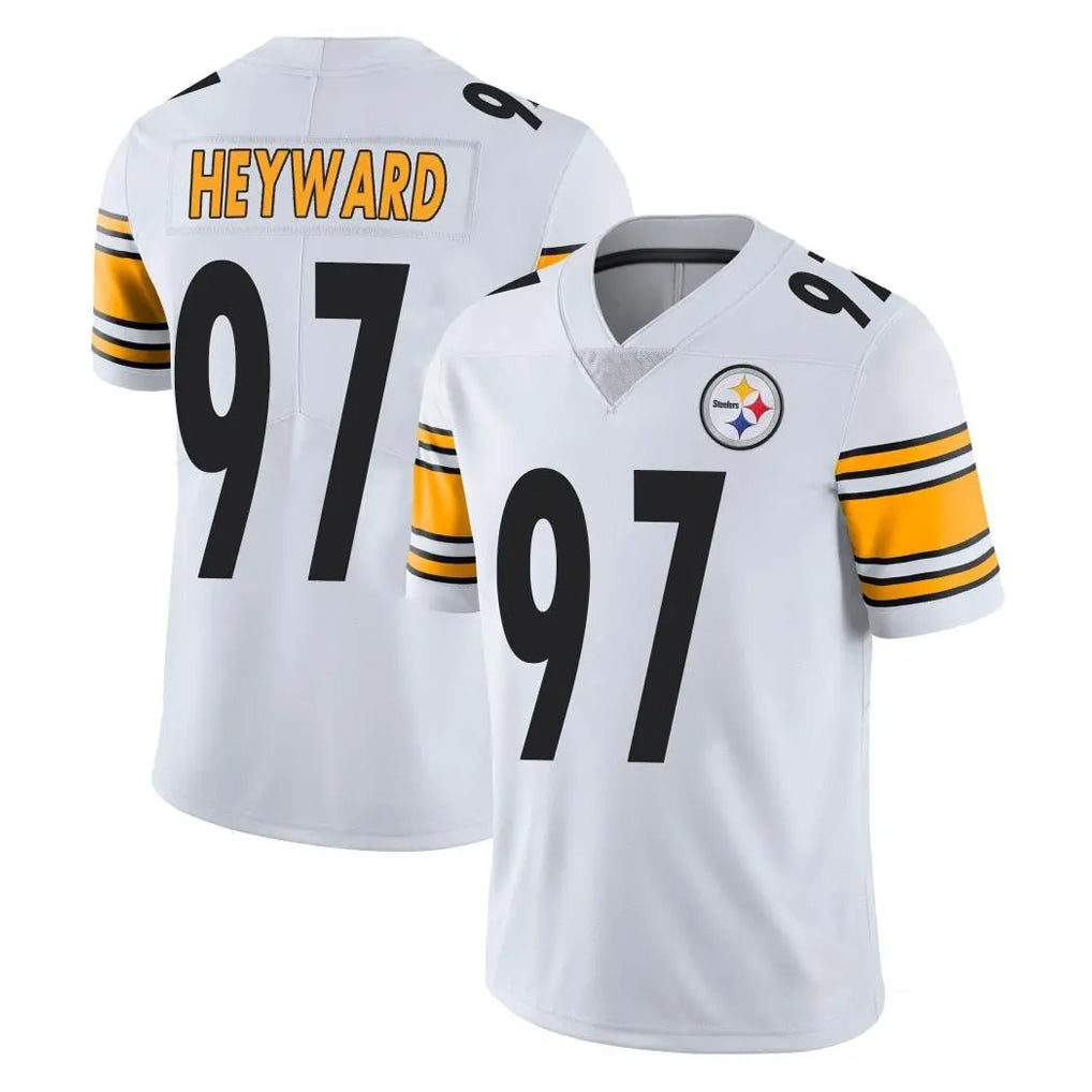 P.Steelers #97 Cameron Heyward Player White Limited Vapor Untouchable Home Game Qdoa Stitched Jerseys