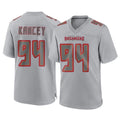 TB.Buccaneers #94 Calijah Kancey Player Gray Atmosphere Fashion Home Game Qdoa Stitched Jerseys