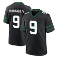 NY.Jets #9 Will McDonald IV Player Black Legacy Home Game Qdoa Stitched Jerseys