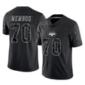 NY.Jets #70 Armand Membou Player Stealth Black Limited Reflective Home Game Qdoa Stitched Jerseys