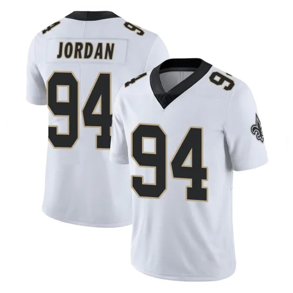 NO.Saints #94 Cameron Jordan Player White Limited Vapor Untouchable Home Game Qdoa Stitched Jerseys
