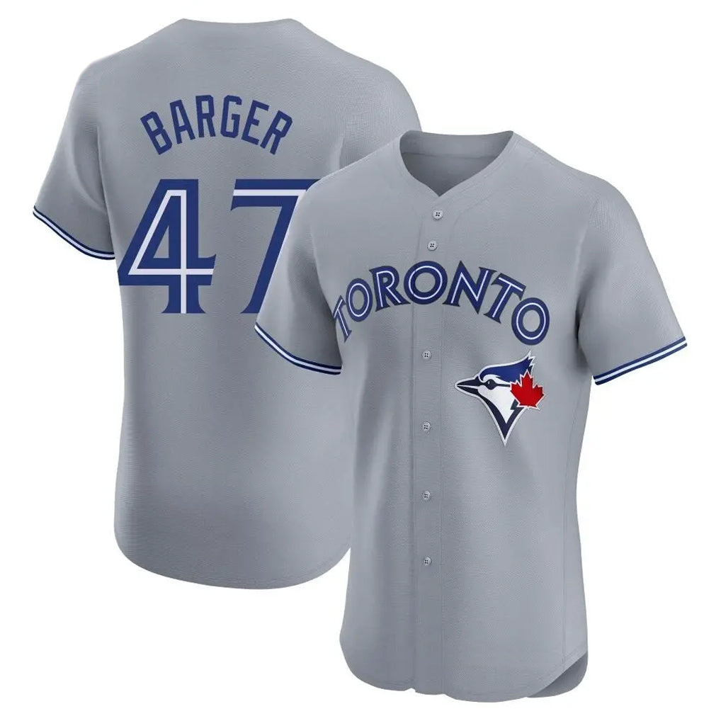 T.Blue Jays #47 Addison Barger Player Gray Elite Limited Qdoa Stitched Jerseys