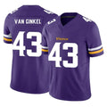 M.Vikings #43 Andrew Van Ginkel Player Purple Limited Vapor F.U.S.E. Home Game Qdoa Stitched Jerseys