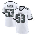 P.Eagles #53 Zack Baun Player White Game Home Qdoa Stitched Jerseys