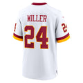 Qdoa W.Commanders #24 Von Miller White Game Super Bowl Era Jersey