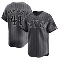 NY.Mets #41 Tom Seaver Player Gray City Connect Limited Qdoa Stitched Jerseys