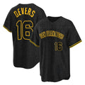 SF.Giants #16 Rafael Devers Player Black Snake Skin City Limited Qdoa Stitched Jerseys