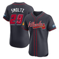 A.Braves #29 John Smoltz Player Navy 2025 Speedway Classic Limited Elite Home Game Qdoa Stitched Jerseys