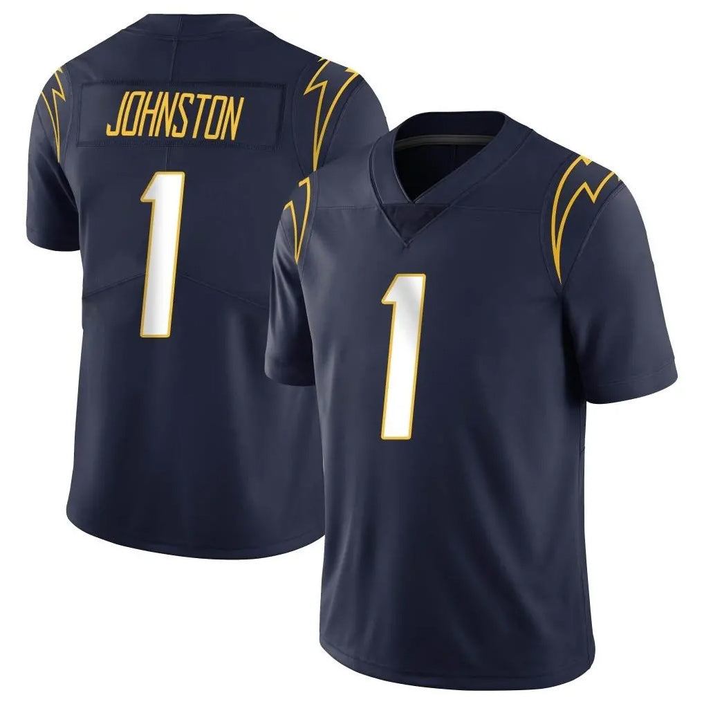 LA.Chargers #1 Quentin Johnston Player Navy Limited Vapor Untouchable Home Game Qdoa Stitched Jerseys