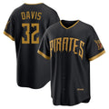 P.Pirates #32 Henry Davis Player Black 2026 City Connect Home Game Qdoa Stitched Jerseys
