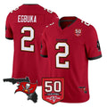 TB.Buccaneers #2 Emeka Egbuka Player Red Limited 2026 Season Vapor F.U.S.E. Home Game Qdoa Stitched Jerseys