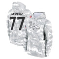 D.Broncos #77 Quinn Meinerz Player Arctic Camo Salute to Service Hoodies Limited Game Qdoa Stitched Jerseys