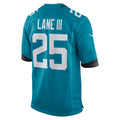 Qdoa J.Jaguars #25 Rayuan Lane III Teal Team Game Jersey