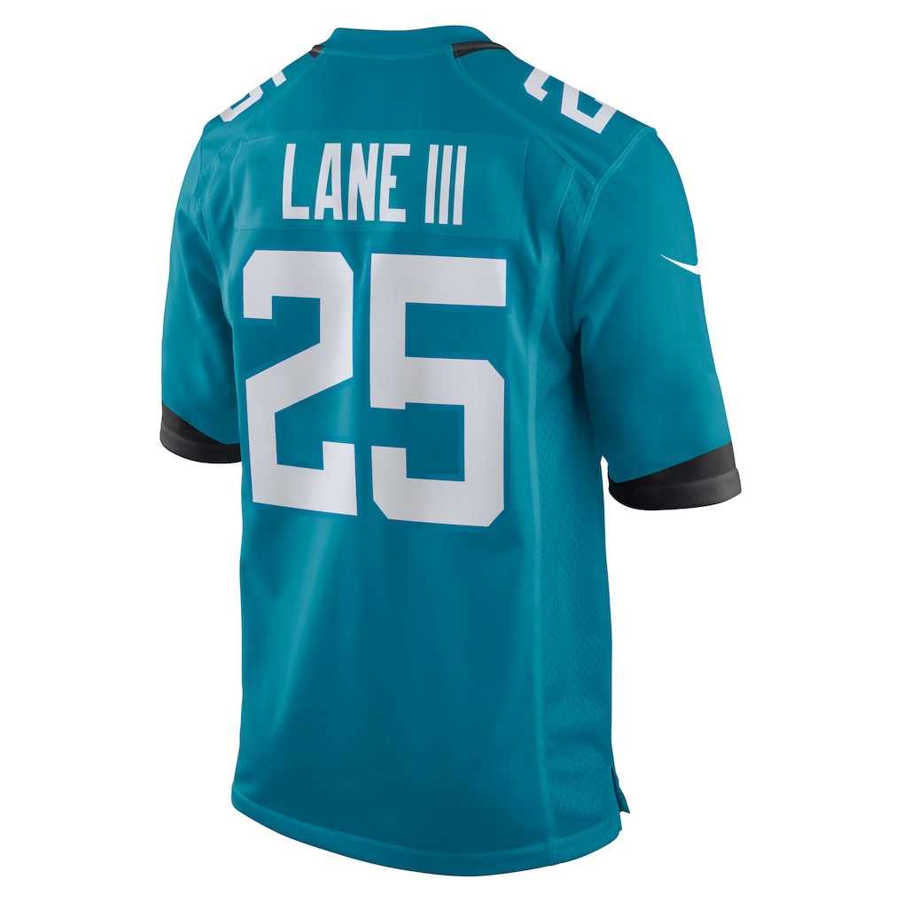 Qdoa J.Jaguars #25 Rayuan Lane III Teal Team Game Jersey