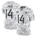 T.Titans #14 Carnell Tate Player Arctic Camo Limited Salute to Service Home Game Qdoa Stitched Jerseys