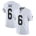LV.Raiders #6 A.J. Cole Player White Limited Vapor Untouchable Home Game Qdoa Stitched Jerseys