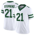 NY.Jets #21 Brandon Stephens Player White Legacy Limited Vapor F.U.S.E. Home Game Qdoa Stitched Jerseys
