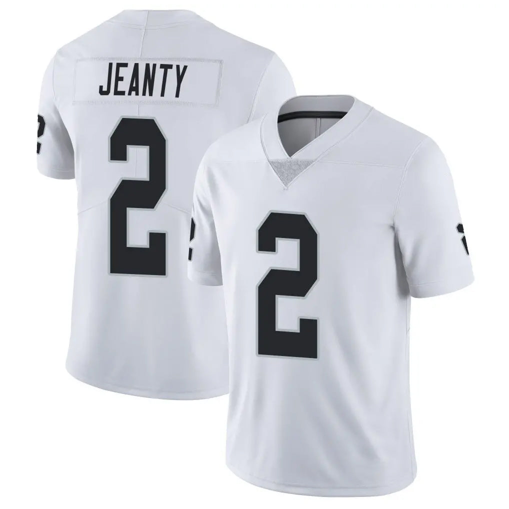 LV.Raiders #2 Ashton Jeanty Player White Limited Vapor Untouchable Home Game Qdoa Stitched Jerseys