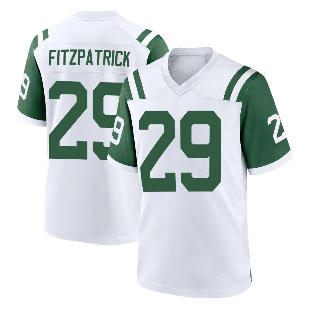 NY.Jets #29 Minkah Fitzpatrick Player White Classic Home Game Qdoa Stitched Jerseys