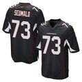 A.Cardinals #73 Isaac Seumalo Player Black Home Game Qdoa Stitched Jerseys