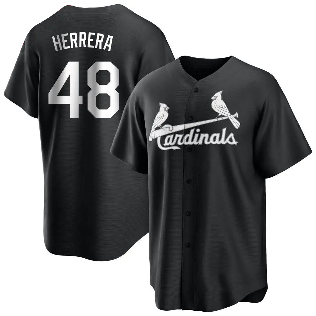 St. Louis Cardinals #48 Ivan Herrera Player Black City Connect Home Limited Qdoa Stitched Jerseys