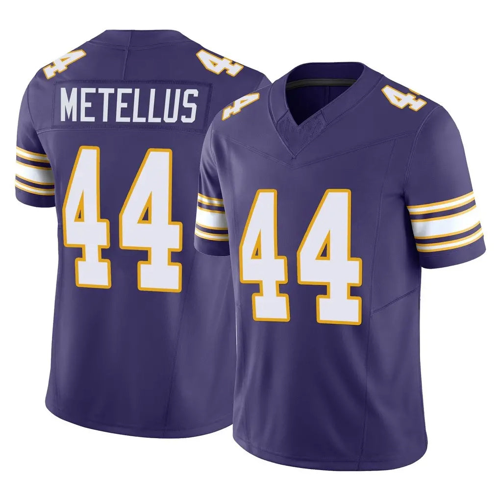 M.Vikings #44 Josh Metellus Player Purple Limited Classic Vapor F.U.S.E. Home Game Qdoa Stitched Jerseys