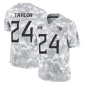 T.Titans #24 Alontae Taylor Player Arctic Camo Limited Salute to Service Home Game Qdoa Stitched Jerseys