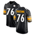 P.Steelers #76 Troy Fautanu Player Black Home Game Qdoa Stitched Jerseys
