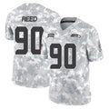 S.Seahawks #90 Jarran Reed Player Arctic Camo Limited Salute To Service Home Game Qdoa Stitched Jerseys