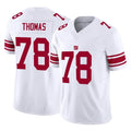 NY.Giants #78 Andrew Thomas Player White Limited Vapor F.U.S.E. Home Game Qdoa Stitched Jerseys
