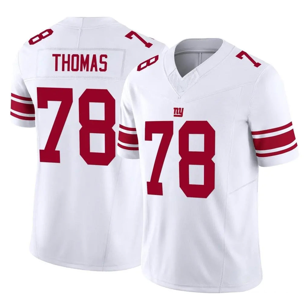 NY.Giants #78 Andrew Thomas Player White Limited Vapor F.U.S.E. Home Game Qdoa Stitched Jerseys
