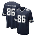 D.Cowboys #86 Luke Schoonmaker Player Navy Home Game Qdoa Stitched Jerseys