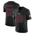 SF.49ers #68 Colton McKivitz Player Black Impact Limited Home Game Qdoa Stitched Jerseys