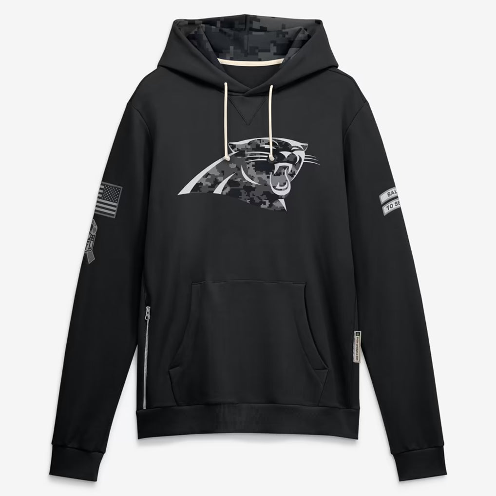 C.Panthers 2026 Black Logo Pullover Hoodies Limited Game Qdoa Stitched Jerseys