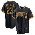 P.Pirates #23 Mitch Keller Player Black 2026 City Connect Home Game Qdoa Stitched Jerseys