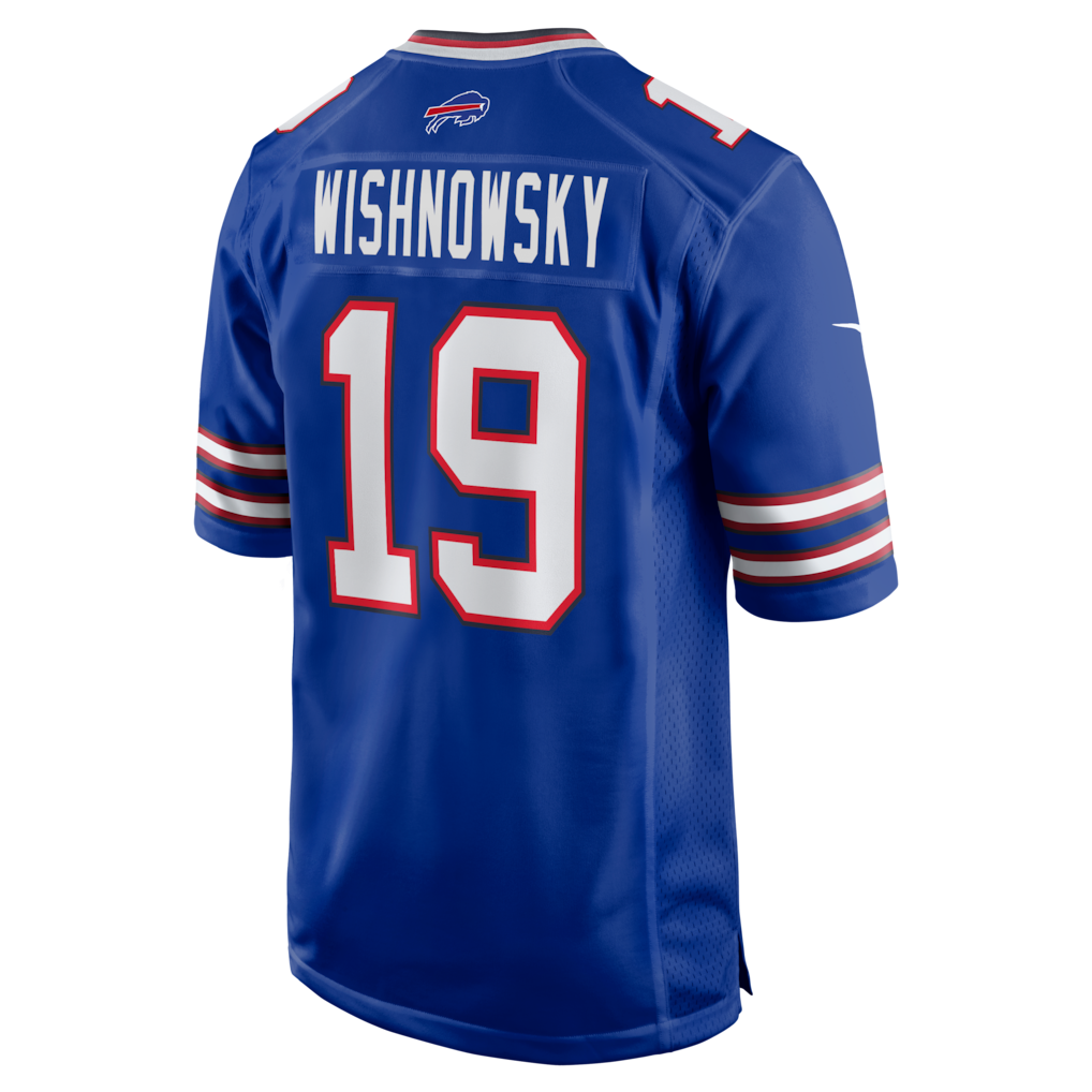 Qdoa B.Bills #19 Mitch Wishnowsky Royal Team Game Jersey