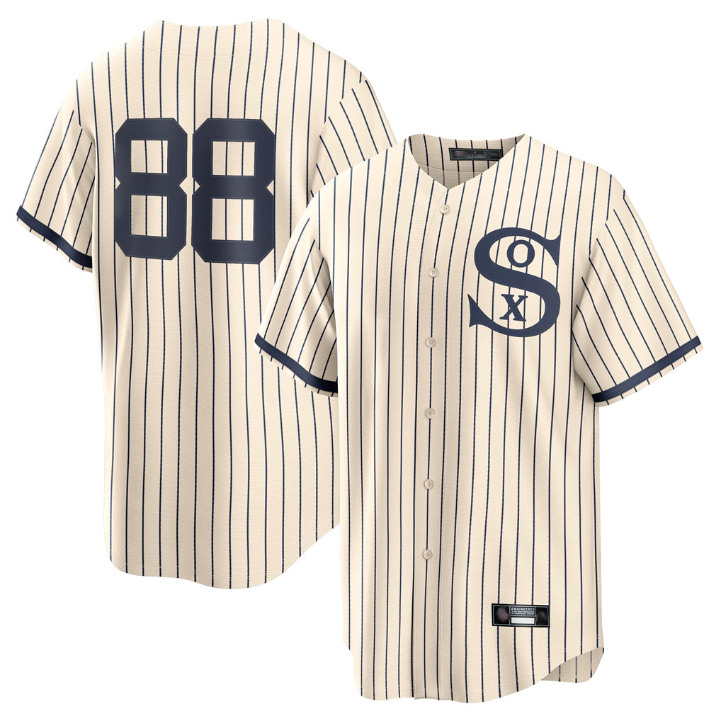 C.White Sox #88 Luis Robert Jr Player Cream Field of Dreams Home Game Qdoa Stitched Jerseys