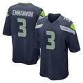 S.Seahawks #3 Nick Emmanwori Player Navy Home Game Qdoa Stitched Jerseys