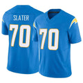 LA.Chargers #70 Rashawn Slater Player Blue Limited Vapor F.U.S.E. Home Game Qdoa Stitched Jerseys