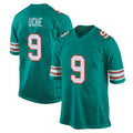 M.Dolphins #9 Joshua Uche Player Aqua Alternate Home Game Qdoa Stitched Jerseys